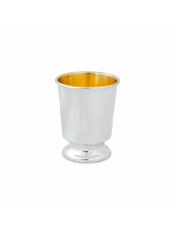 Sterlnig Silver Smooth Liquor Cup , Cadeaux de Pâque , Judaica israélienne
