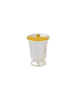 925 Tasse à liqueur simple en argent sterling, cadeaux de Pâque, Judaï israélien
