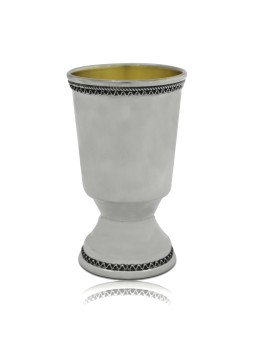 Petite tasse de Kiddouch classique « Yeled Tov » faite avec Fi, cadeaux de Pâque,