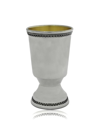 Classic Small Kiddush Cup "Yeled Tov" Made with Fi , Passover Gifts ,