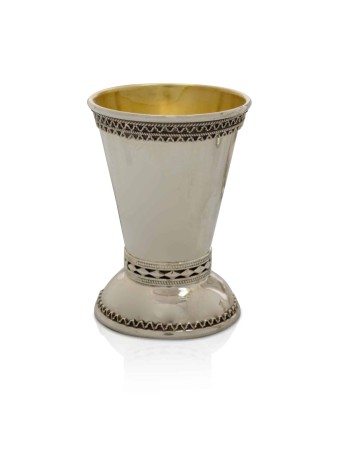 Classic Tiny Sterling Silver Kiddush Cup , Passover Gifts , Israeli Ju