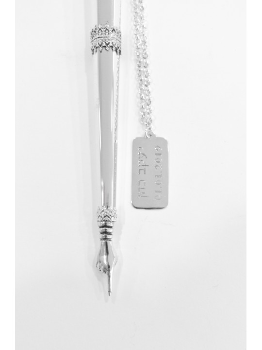 Élégant filigrane de taille moyenne en argent sterling Torah Po , cadeaux de Pâque ,
