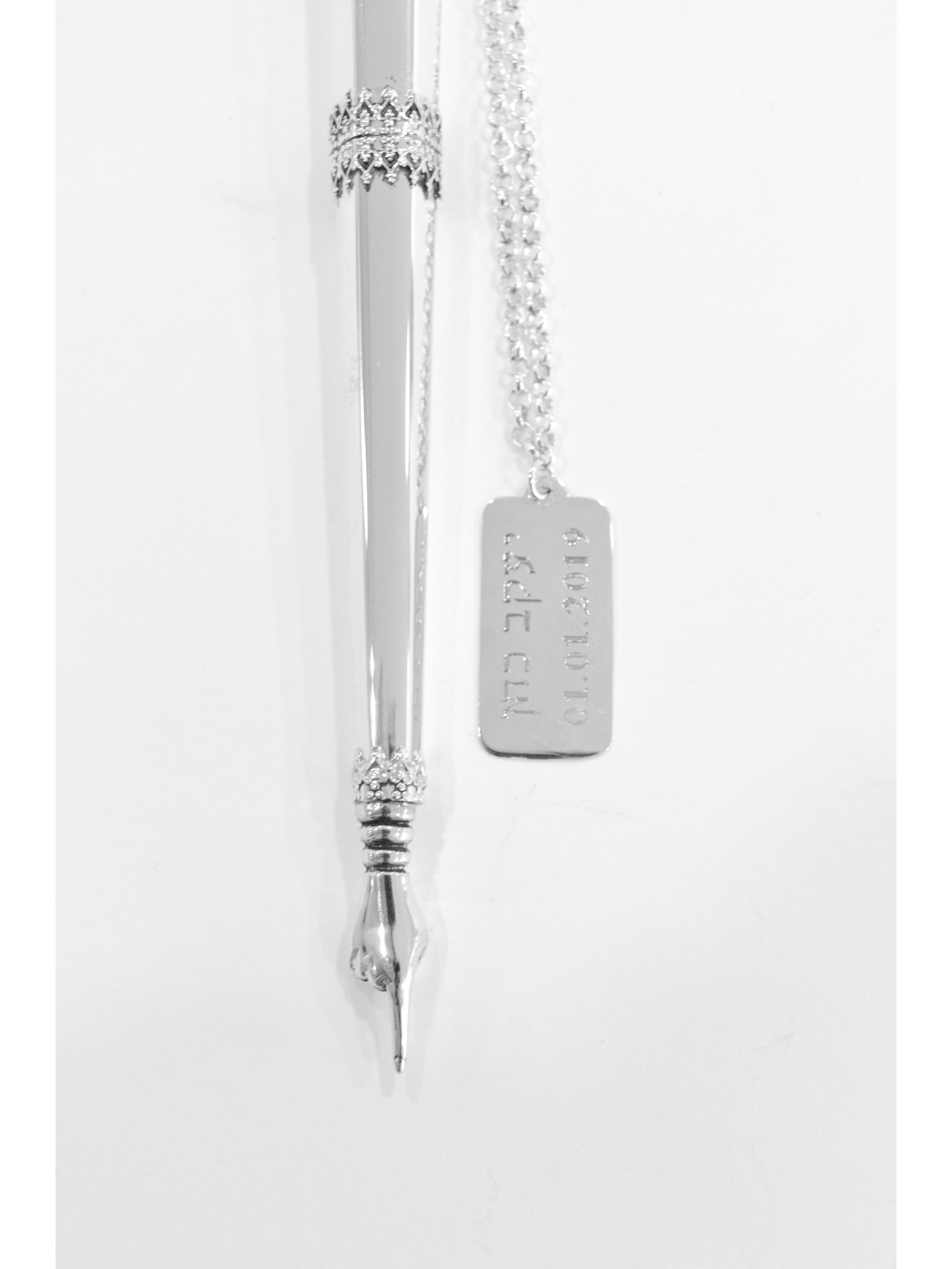 Elegant Filigree Mid Size Sterling Silver Torah Po , Passover Gifts ,