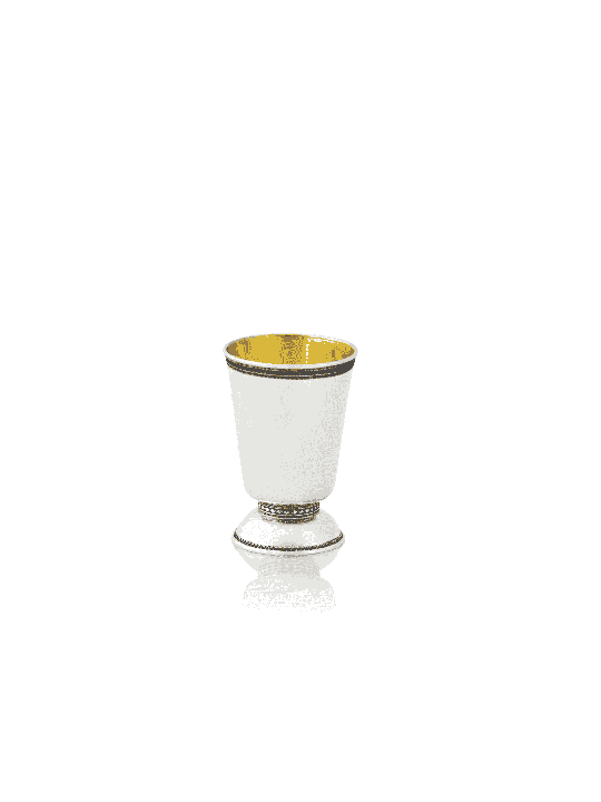Élégante petite tasse à liqueur en argent sterling 925, cadeaux de Pâque, Israël