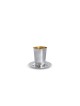 Sterling Silver Mid Sized Hammered Kiddush Cup , Passover Gifts , Isra