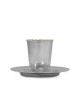 Sterling Silver Mid Sized Hammered Kiddush Cup , Passover Gifts , Isra