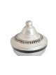 Honey dish made of Sterling silver with delicate B , Tu B'Av Gifts , I