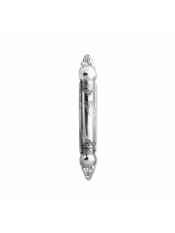 Sterling Silver Mezuzah case , Large Mezuzahs , Israeli Judaica