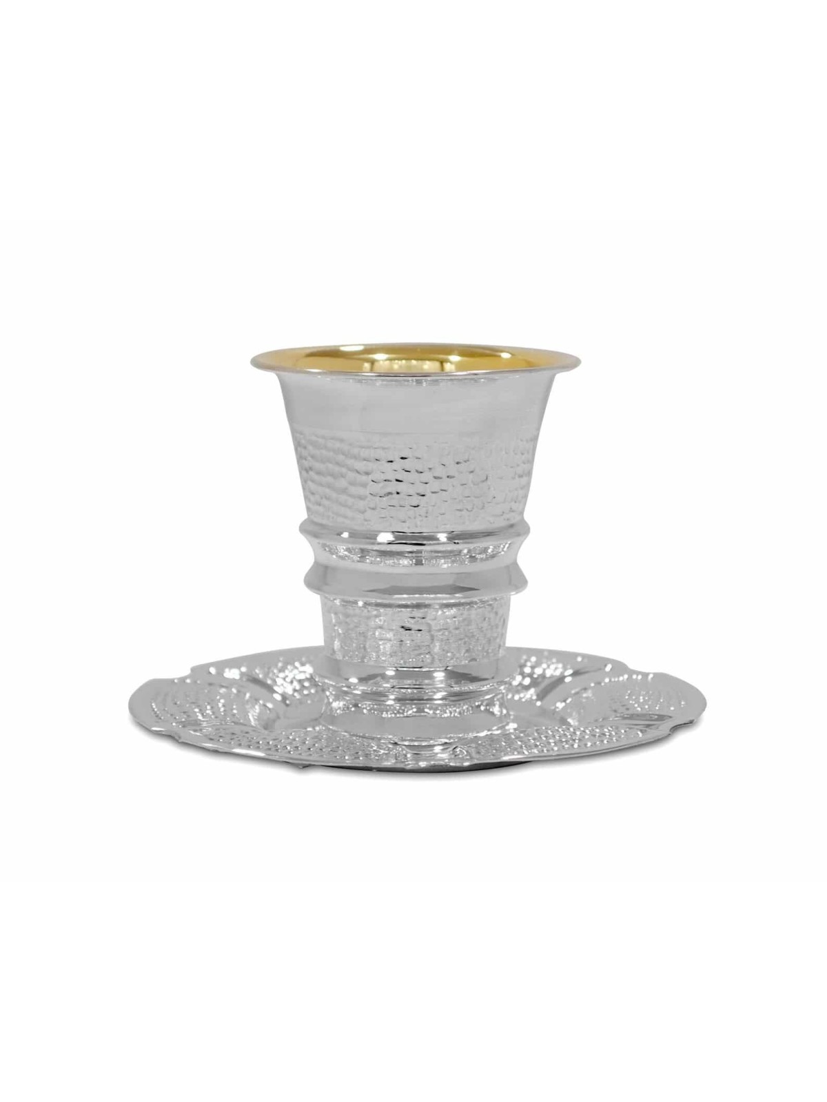 Jewish Wedding Cup and Plate Set , Passover Gifts , Israeli Judaica