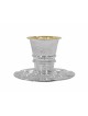 Ensemble de tasses et d’assiettes de mariage juif, cadeaux de Pâque, Judaica israélien
