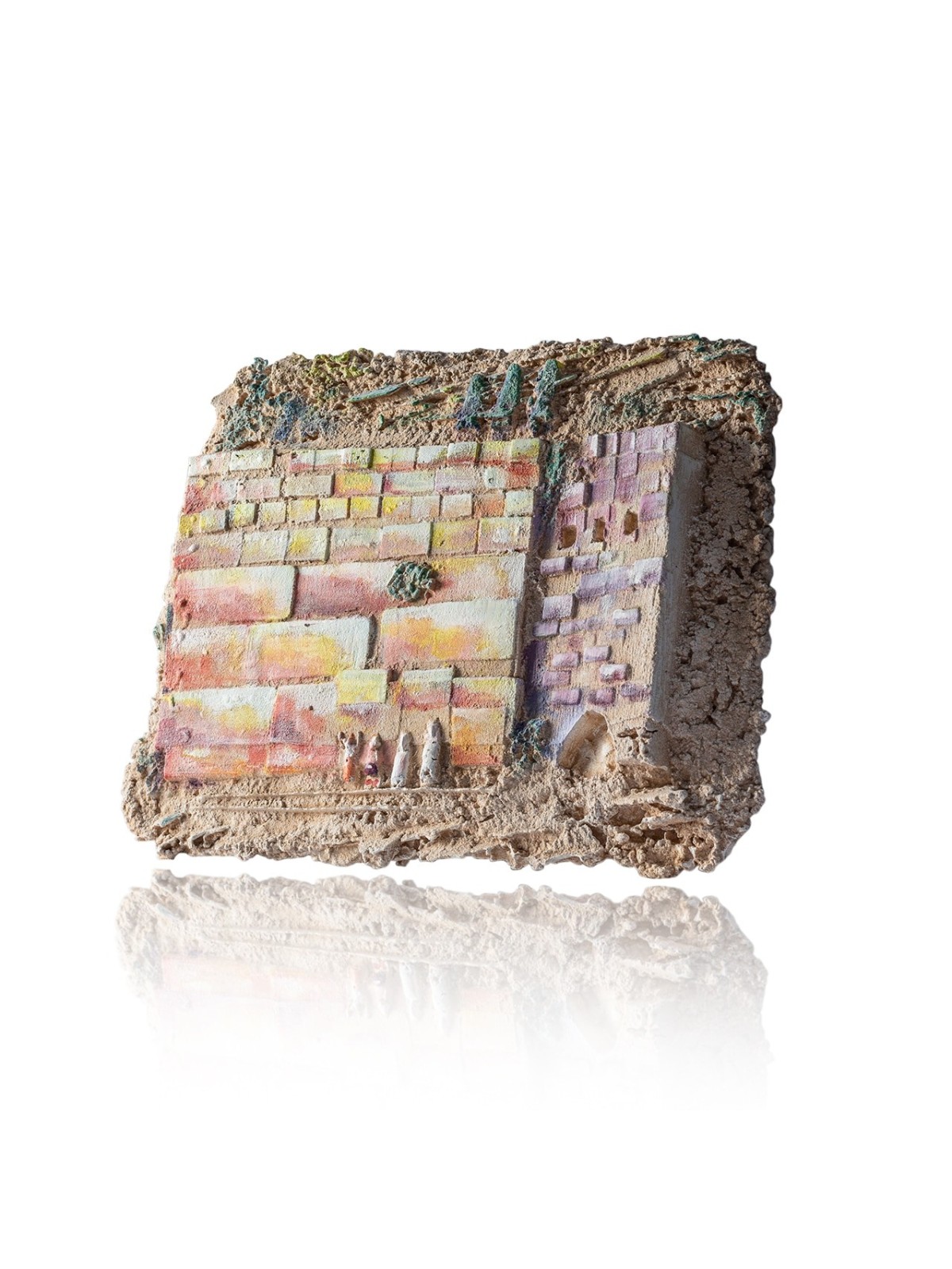 Holly Western Wall Concrete Sculpture , Jewish Wedding Gifts , Israeli