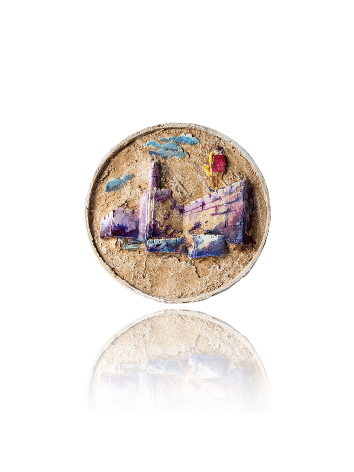 Colorful The Tower Of David Sculpture - Modern Jud , Shalom Sofer , Is