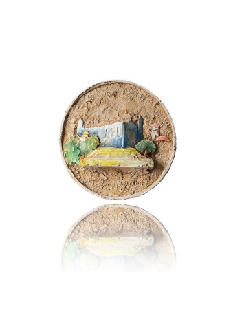 Beautiful Round Modern Cave of the Patriarchs Scul , Shalom Sofer , Is