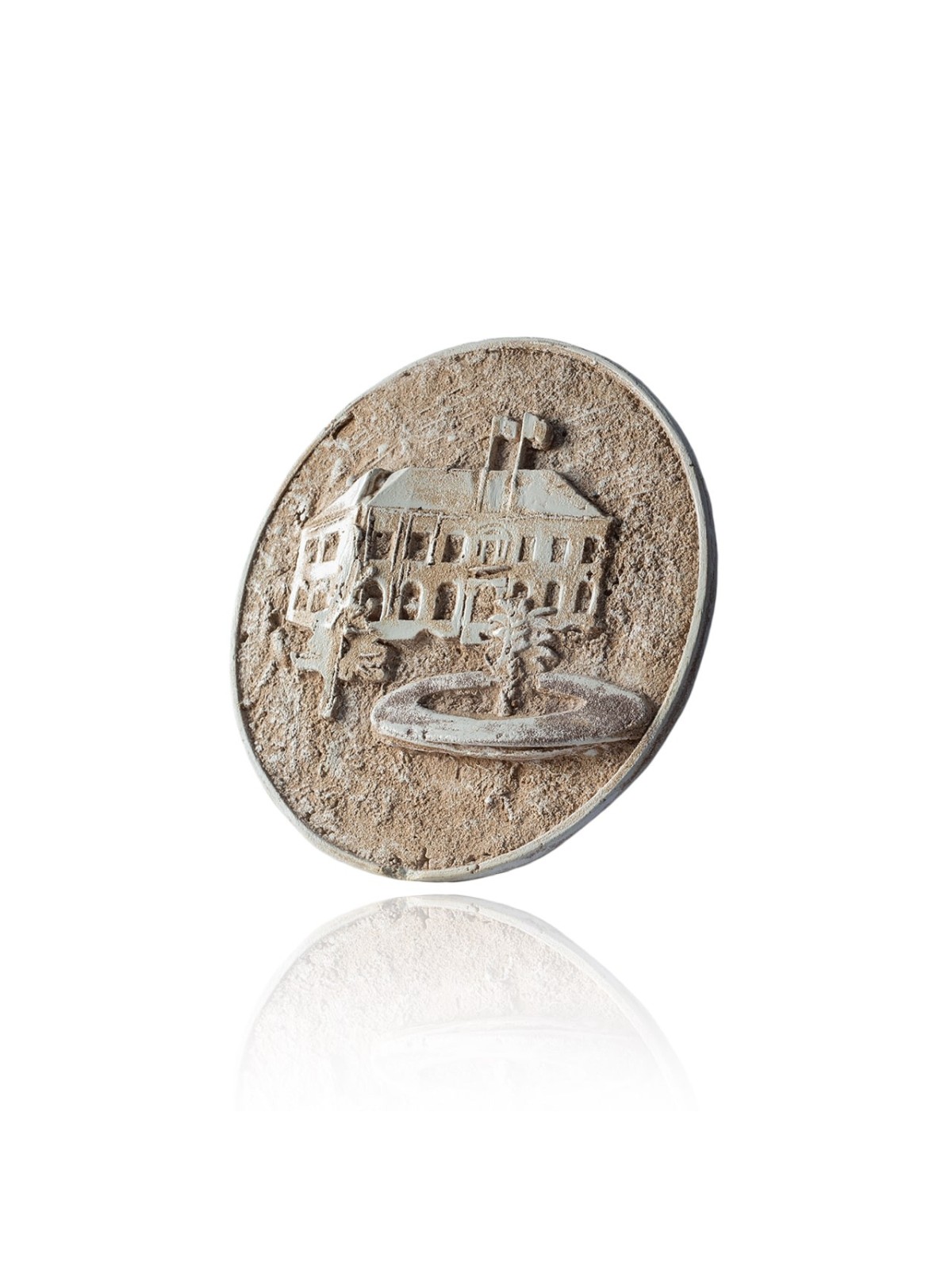 Kaminitz Hotel Concrete Sculpture - Holly Jerusale , Shalom Sofer , Is