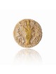 La sculpture de monnaie Sela en argent, Shalom Sofer, Judaica israélienne