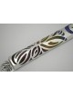 Unique Sterling Silver Colorful Mezuzah Case , For 7cm Scrolls , Israe