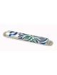 Unique Sterling Silver Colorful Mezuzah Case , For 7cm Scrolls , Israe