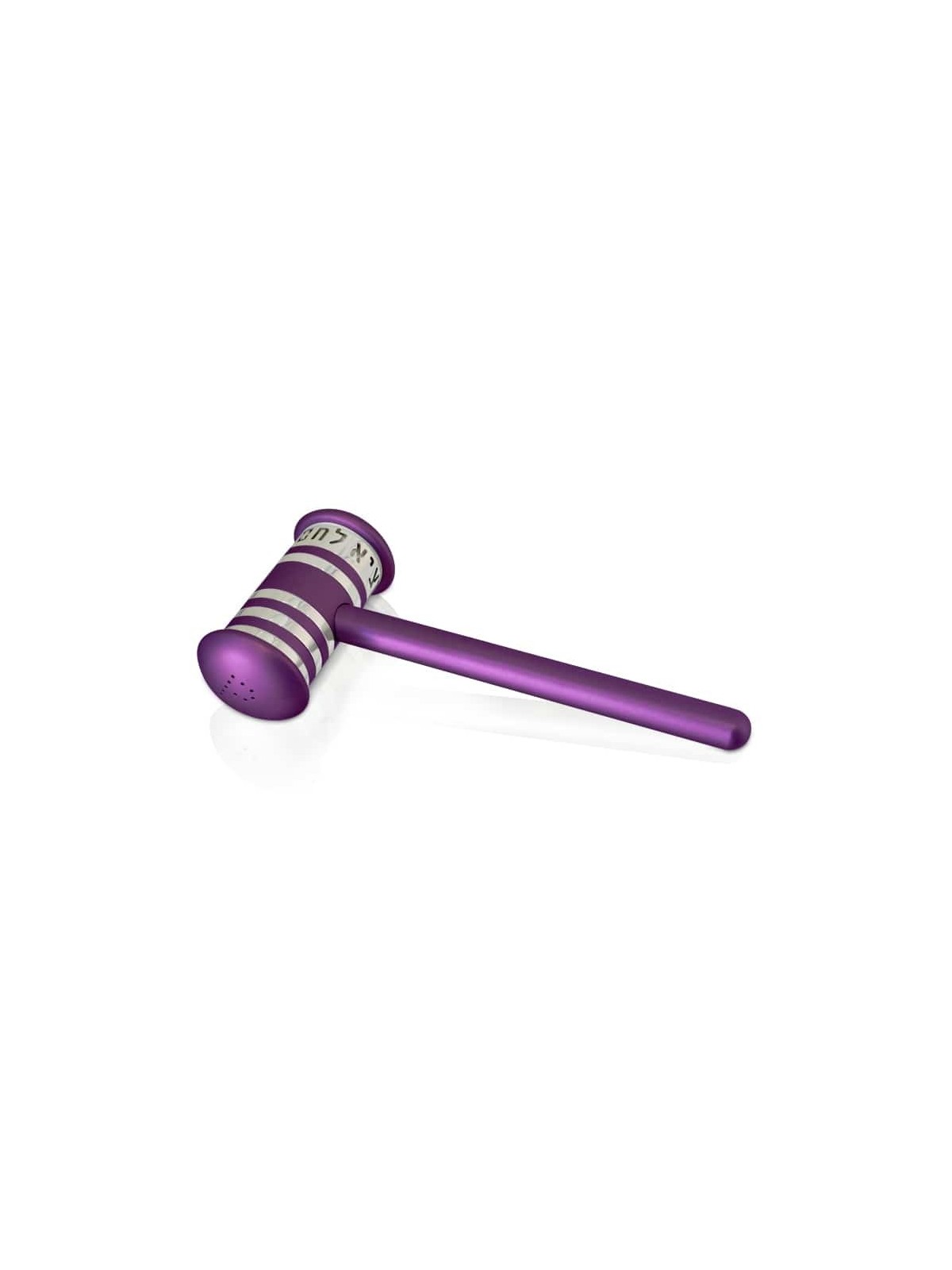 Unique Aluminum Salt and Pepper Gavel , Jewish Housewarming , Israeli