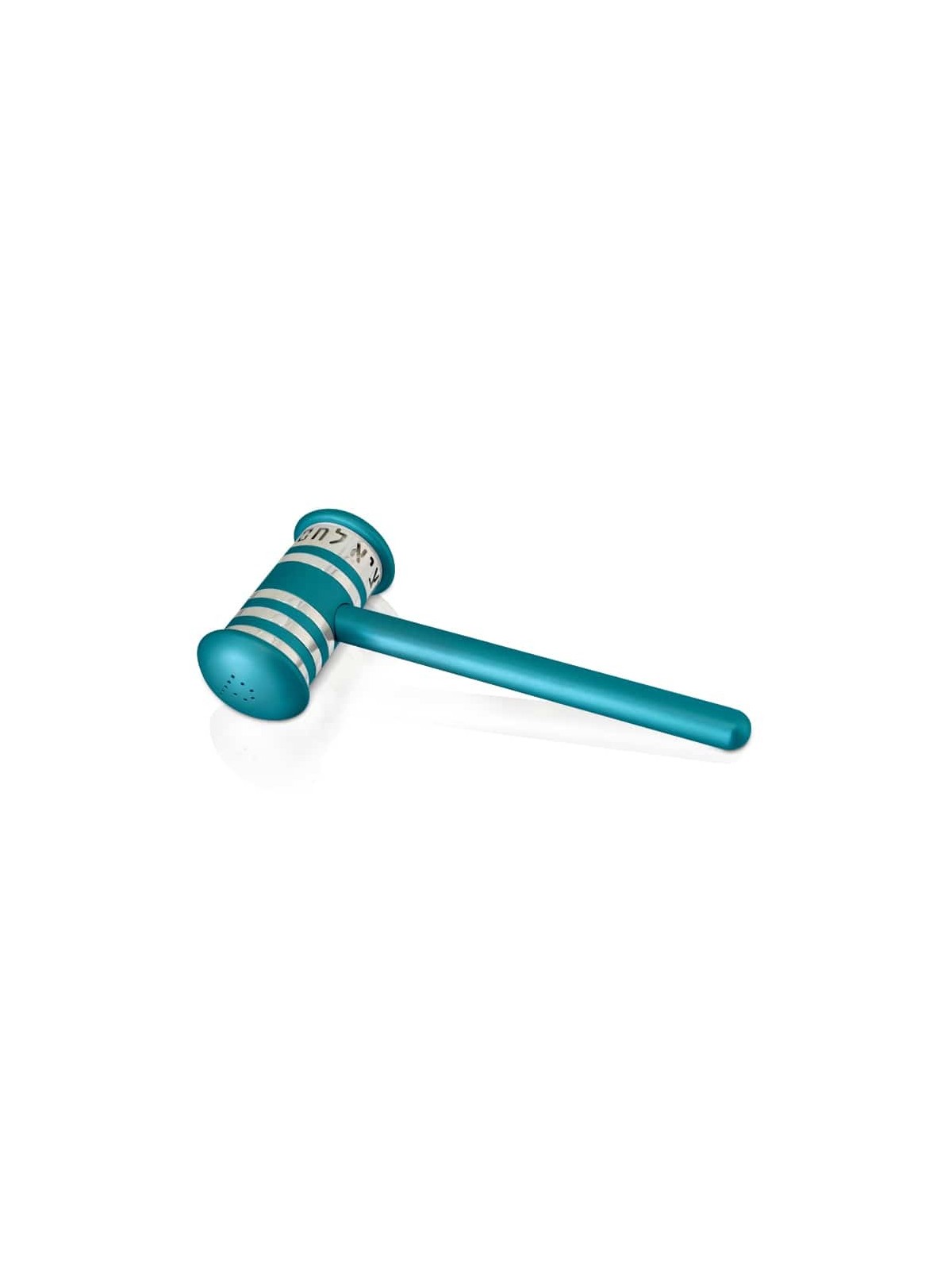Unique Aluminum Salt and Pepper Gavel , Jewish Housewarming , Israeli