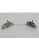Personalized Tallit Clips Tower of David Design , Tallit Clips , Israe