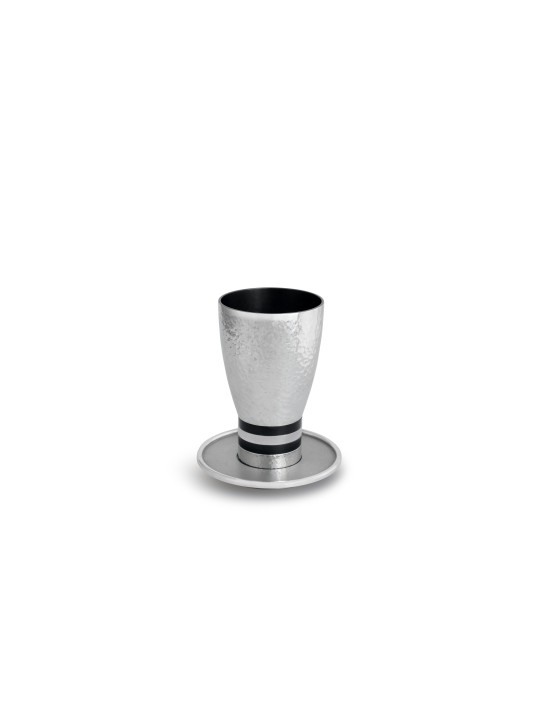 Personalized Modern Hammered Stylish Kiddush Cup , Modern Kiddush Cups