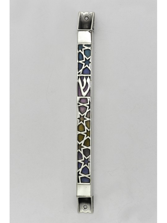 Colorful & Unique Celestial 925 Sterling Silver Me , Avi Nadav Mezuzah