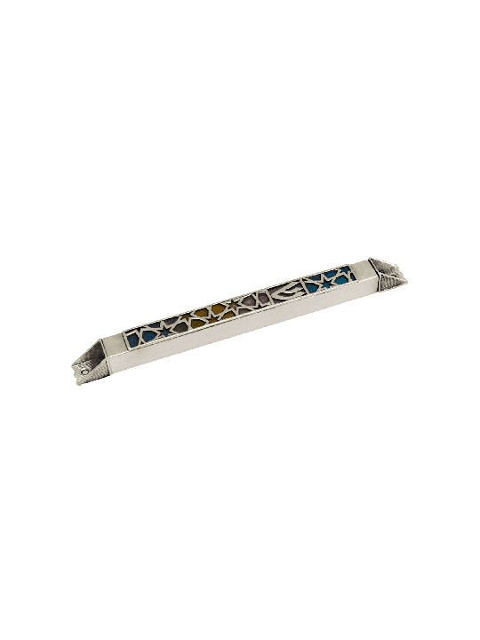 Colorful & Unique Celestial 925 Sterling Silver Me , Avi Nadav Mezuzah