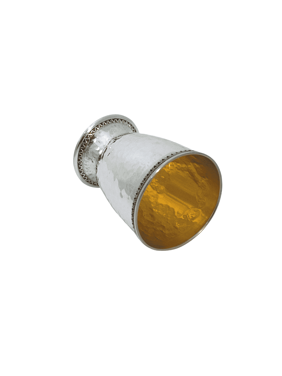 Coupe de Kiddouch Yeled Tov martelée en Sterling Si, cadeaux de Pâque,