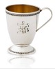 Yalda Tova Kiddush Cup Made of Sterling Silver wit , Passover Gifts ,