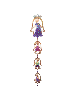 Unique 3D MOM Hamsa avec son mobile familial, Hamsa Wall Art, israélien