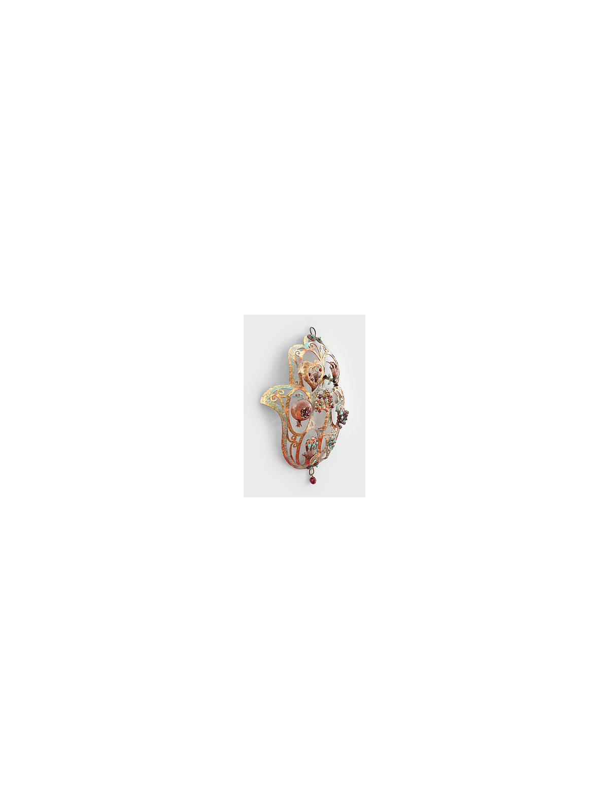 Meaningful 3D Hollow Hamsa With Seven Blessings , Jewish Wedding Gifts