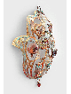 Hamsa creuse 3D significative avec sept bénédictions, cadeaux de mariage juif