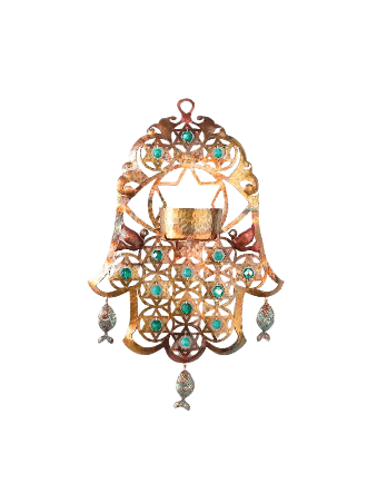 Grand chandelier et étoiles de David Hamsa Wall Ha , Hamsa Wall Art ,