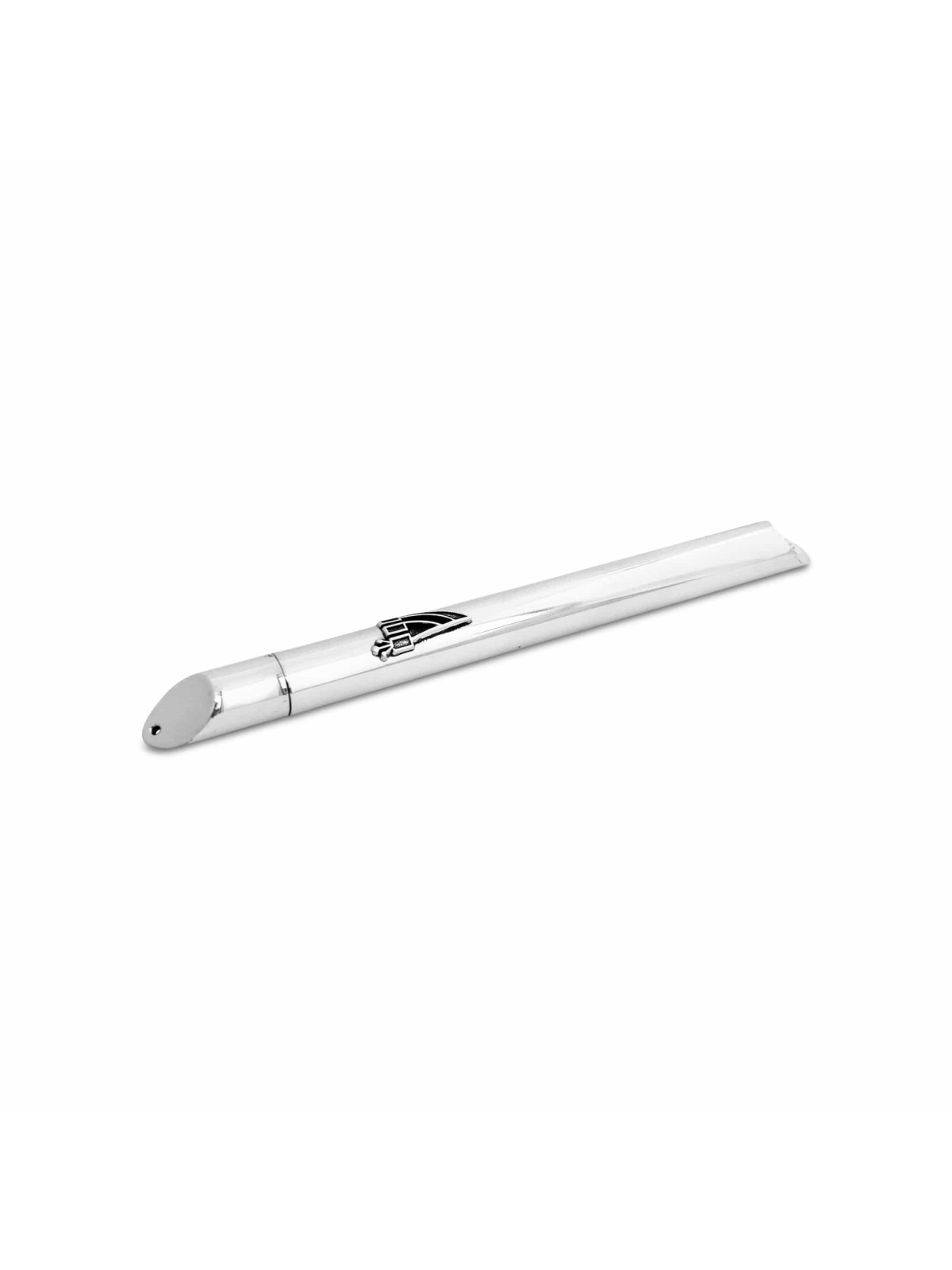 Couverture lisse de Mezuzah en argent sterling 925, Avshalom Hadad, Ju israélien