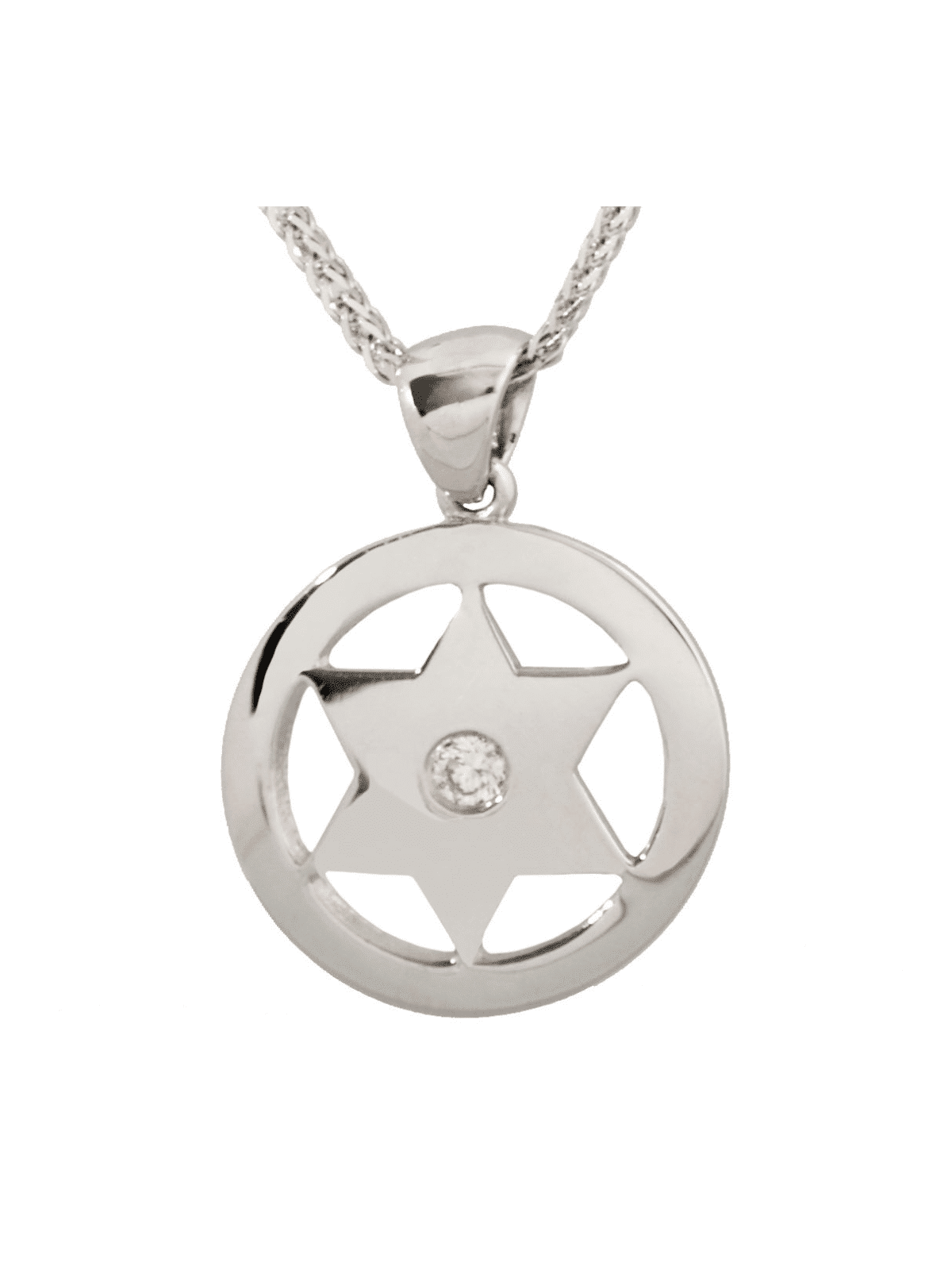 Yellow Gold Star of David Small Pendant , Add 14K Chain , Israeli Juda