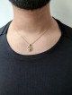 Yellow Gold Star of David Small Pendant , Add 14K Chain , Israeli Juda