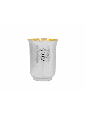 925 Petite tasse à liqueur martelée en argent sterling, cadeaux de Pâque, Israël
