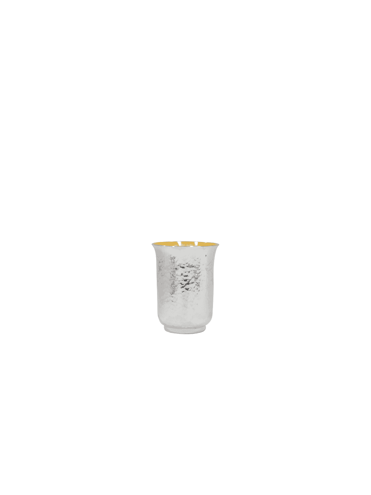 925 Petite tasse à liqueur martelée en argent sterling, cadeaux de Pâque, Israël
