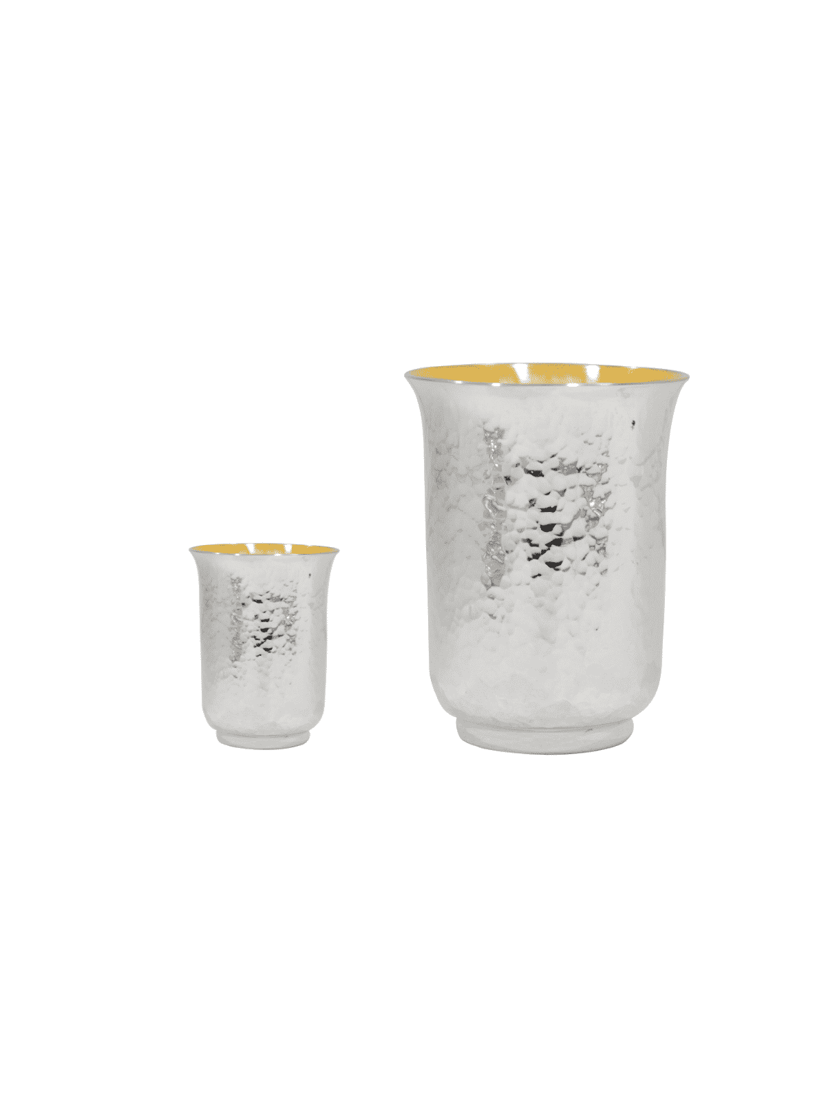 925 Petite tasse à liqueur martelée en argent sterling, cadeaux de Pâque, Israël