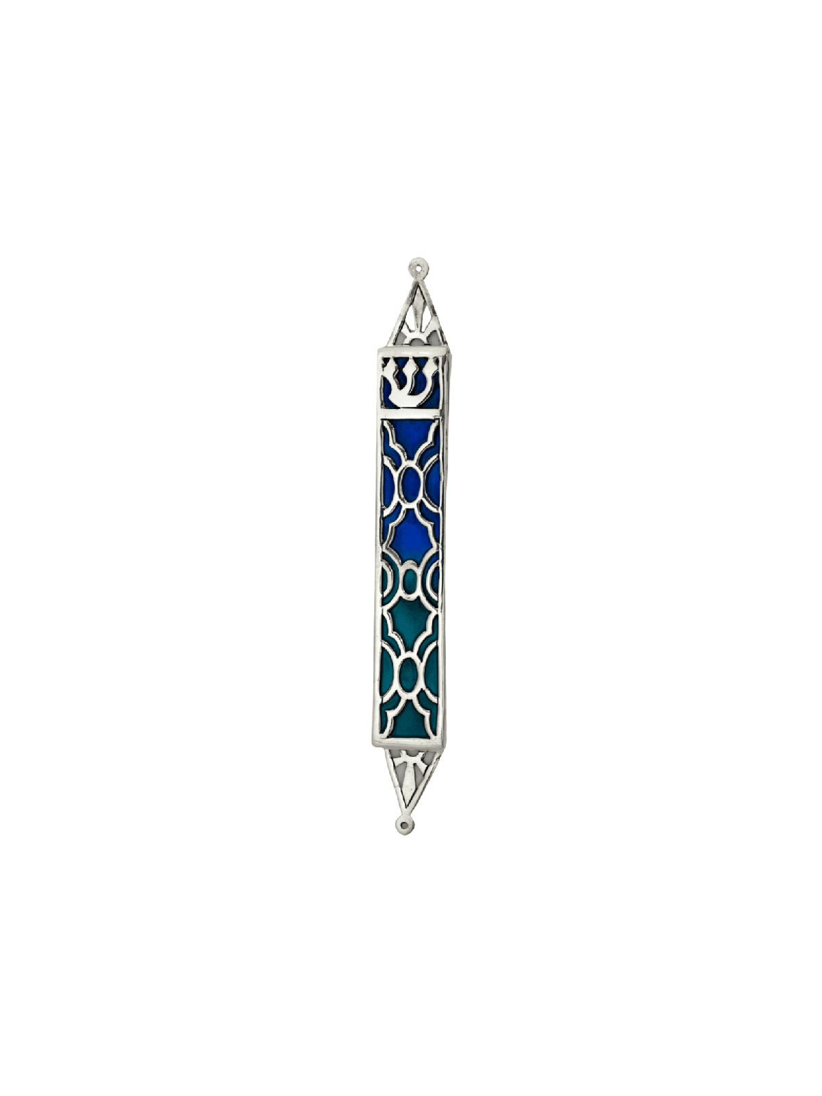 Étui Mezuzah coloré en argent sterling 925, étuis Avi Nadav Mezuzah,