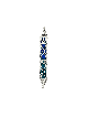 Étui Mezuzah coloré en argent sterling 925, étuis Avi Nadav Mezuzah,