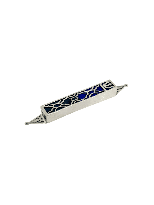 Étui Mezuzah coloré en argent sterling 925, étuis Avi Nadav Mezuzah,