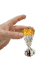 Personalized Hammered Sterling Silver Small Kiddus , Passover Gifts ,