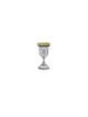 Petite tasse de Kiddouch en argent sterling personnalisée avec Fili, cadeaux de Pâque,