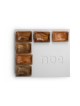Plaque de Seder minimaliste en béton solide avec, cadeaux de Pâque,