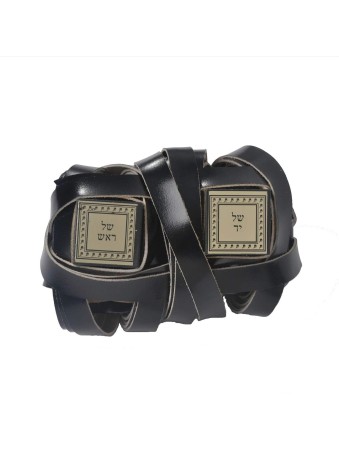 Magnifique Tefillin simple pour Bar Mitzvah, Tefillin et Tefillin Boxe