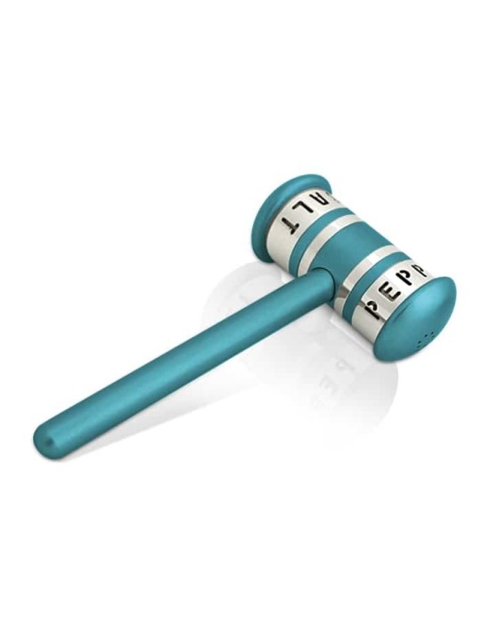 Gavel de sel et de poivre en aluminium anodisé, pendaison de crémaillère juive, Israël
