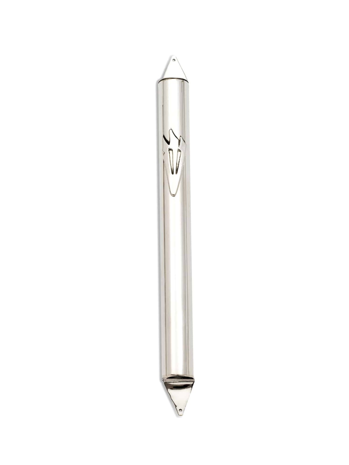 Étui moderne extra large en argent Mezuzah, extra large Mezuzah, israélien