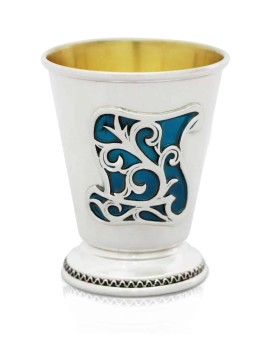 Petite tasse unique en argent sterling 925, cadeaux de Pâque, judaïque israélien