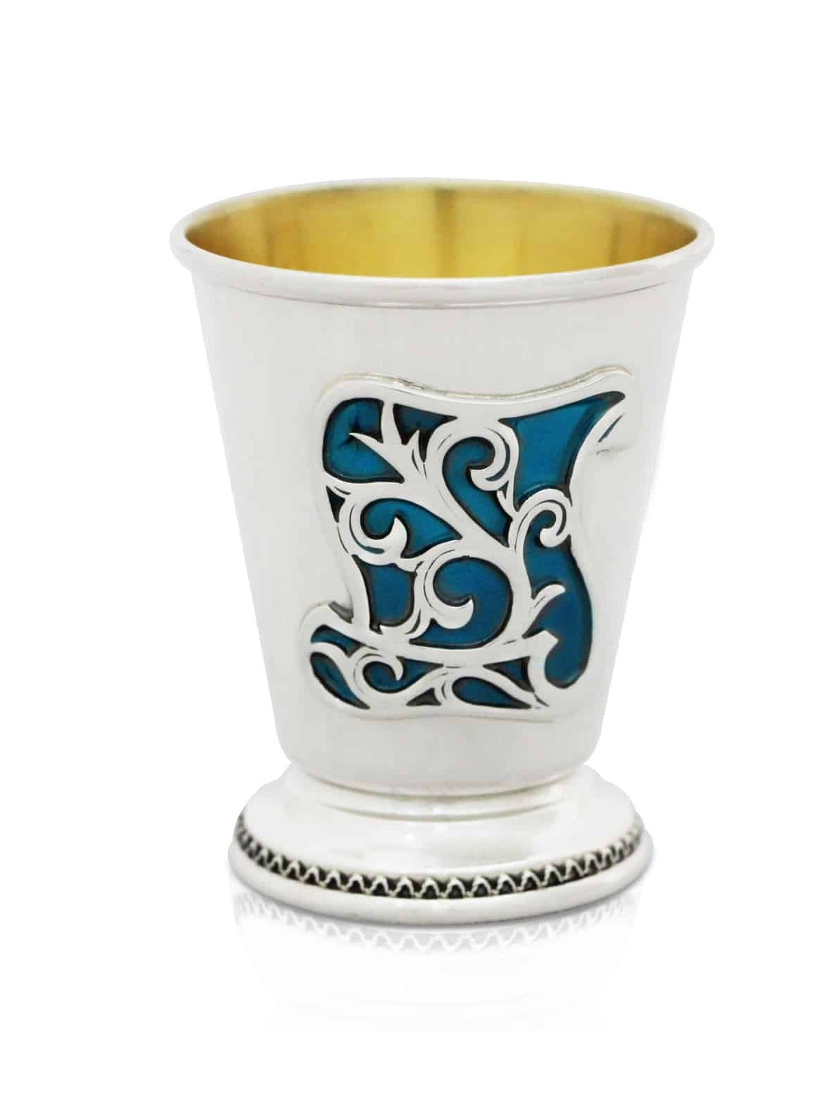 Petite tasse unique en argent sterling 925, cadeaux de Pâque, judaïque israélien
